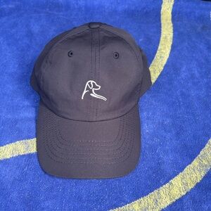 Rhoback Golf Hat Mens Gray Embroidered Dog Logo Adjustable Cap One Size